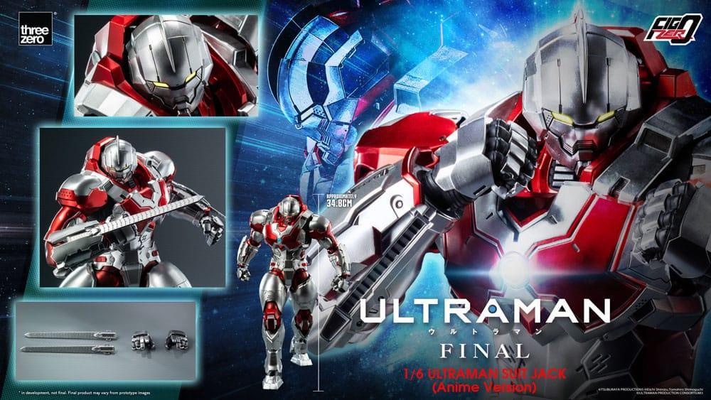 Ultraman Final FigZero Action Figur 1/6 Ultraman Suit Jack Anime Version 35 cm ThreeZero