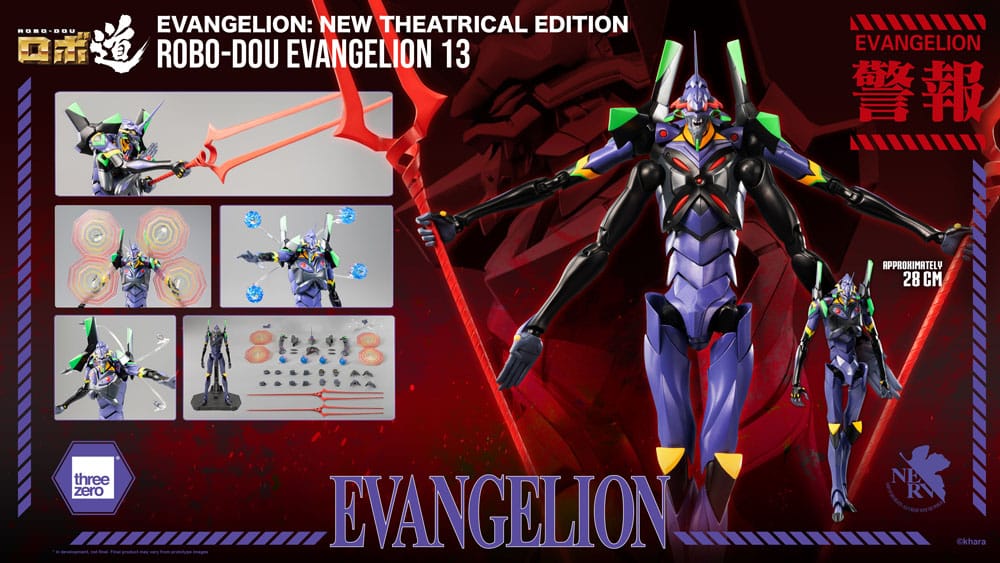 Evangelion: New Theatrical Edition Robo-Dou Action Figur Evangelion 13 28 cm ThreeZero