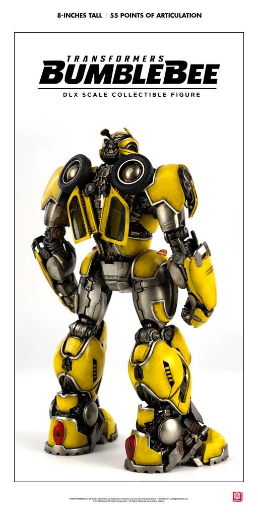 Transformers Bumblebee DLX Actionfigur i skala 1/6, cirka 20 cm hög