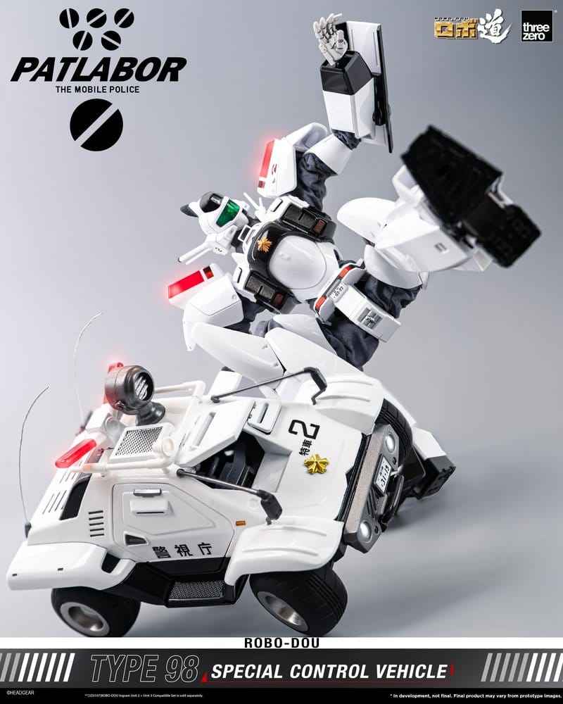Mobile Police Patlabor ROBO-DOU Typ 98 Specialkontrollfordon 10 cm
