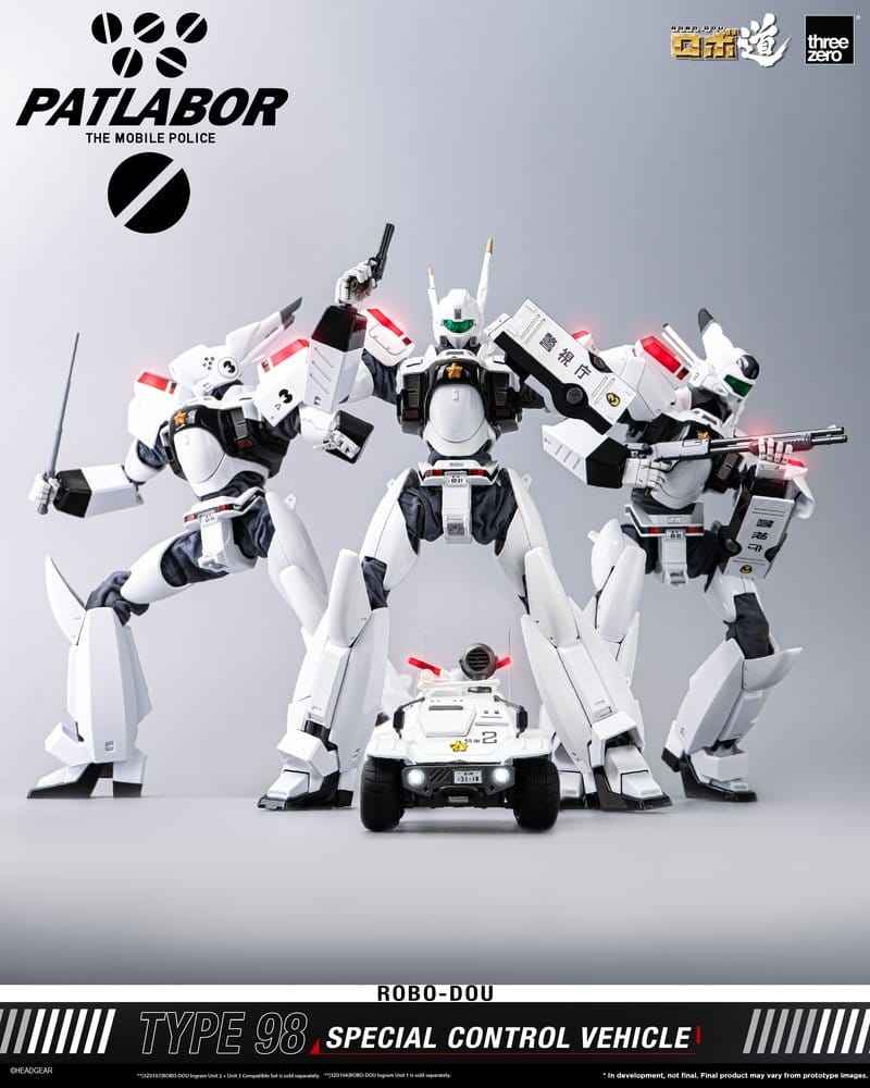 Mobile Police Patlabor ROBO-DOU Typ 98 Specialkontrollfordon 10 cm