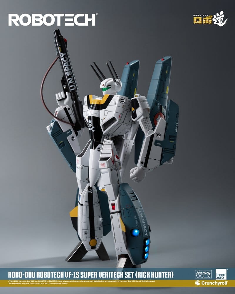 Robotech Robo-Dou Actionsfigur VF-1S Super Veritech Set (Rick Hunter) 20 cm
