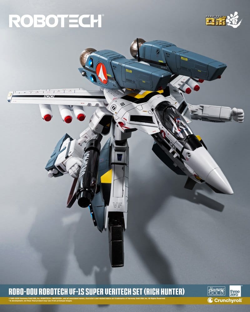 Robotech Robo-Dou Actionsfigur VF-1S Super Veritech Set (Rick Hunter) 20 cm