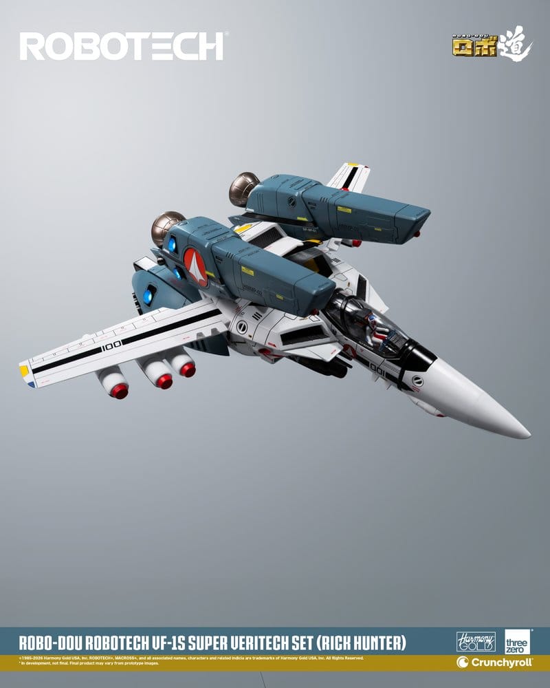 Robotech Robo-Dou Actionsfigur VF-1S Super Veritech Set (Rick Hunter) 20 cm