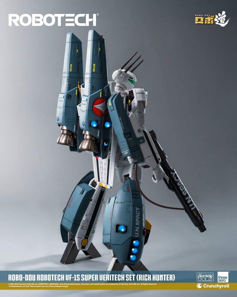 Robotech Robo-Dou Actionsfigur VF-1S Super Veritech Set (Rick Hunter) 20 cm