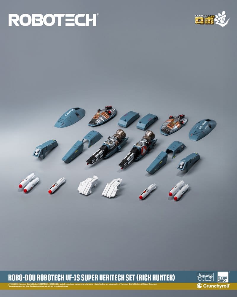 Robotech Robo-Dou Actionsfigur VF-1S Super Veritech Set (Rick Hunter) 20 cm