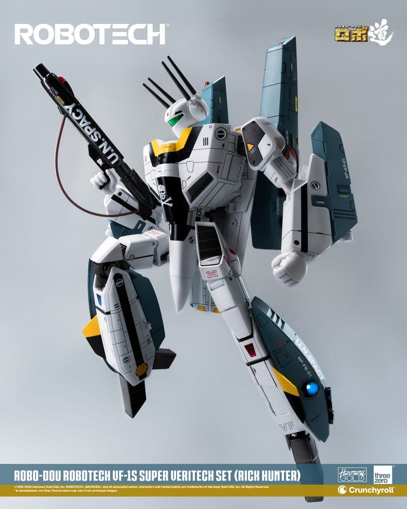 Robotech Robo-Dou Actionsfigur VF-1S Super Veritech Set (Rick Hunter) 20 cm