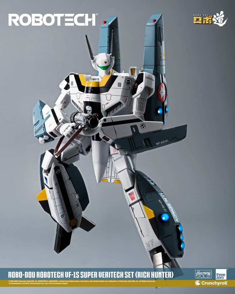 Robotech Robo-Dou Actionsfigur VF-1S Super Veritech Set (Rick Hunter) 20 cm