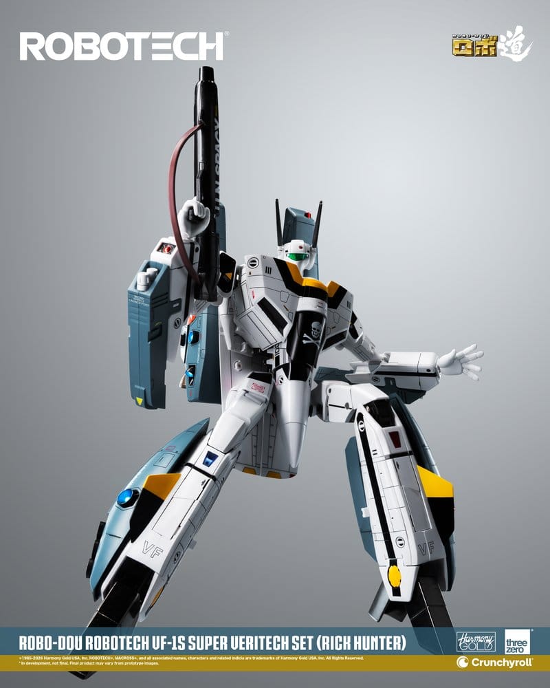 Robotech Robo-Dou Actionsfigur VF-1S Super Veritech Set (Rick Hunter) 20 cm