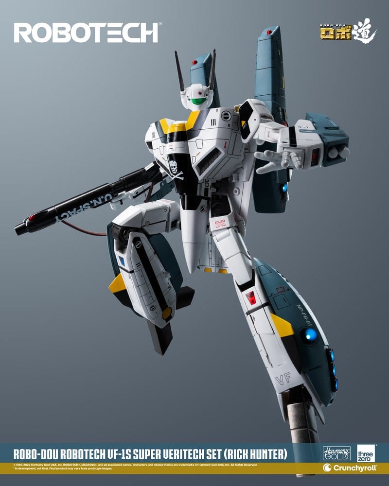 Robotech Robo-Dou Actionsfigur VF-1S Super Veritech Set (Rick Hunter) 20 cm