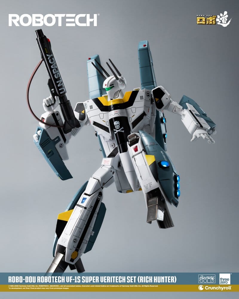 Robotech Robo-Dou Actionsfigur VF-1S Super Veritech Set (Rick Hunter) 20 cm