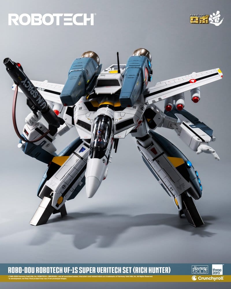 Robotech Robo-Dou Actionsfigur VF-1S Super Veritech Set (Rick Hunter) 20 cm
