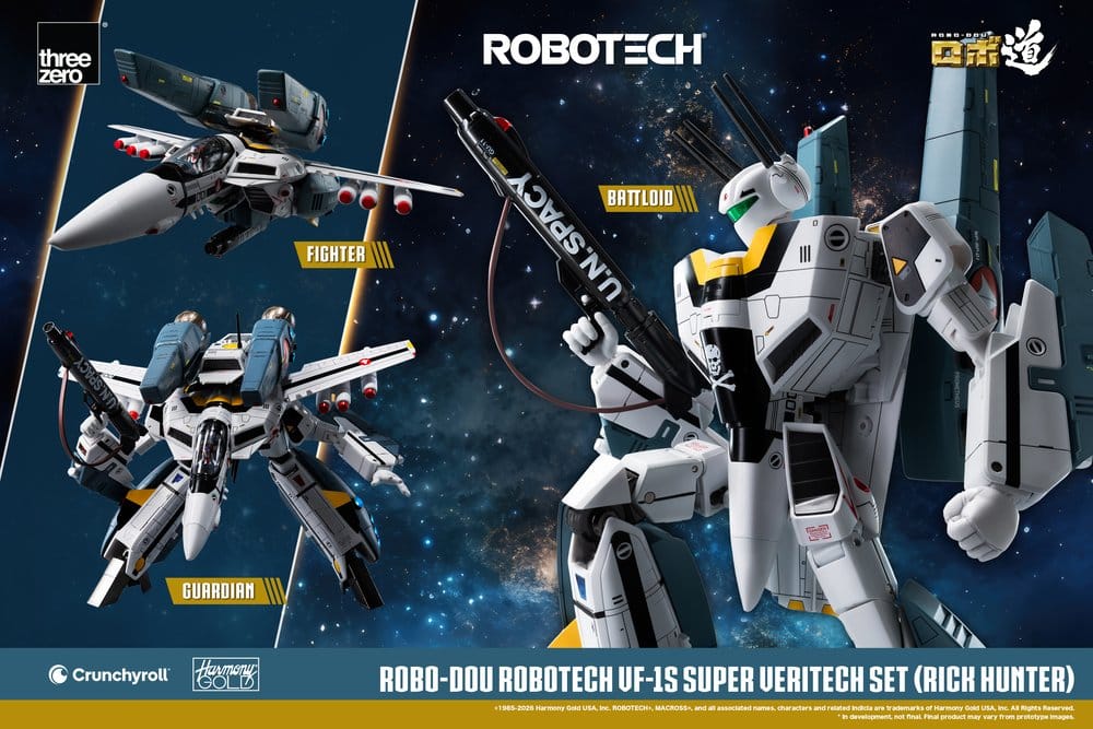 Robotech Robo-Dou Actionsfigur VF-1S Super Veritech Set (Rick Hunter) 20 cm