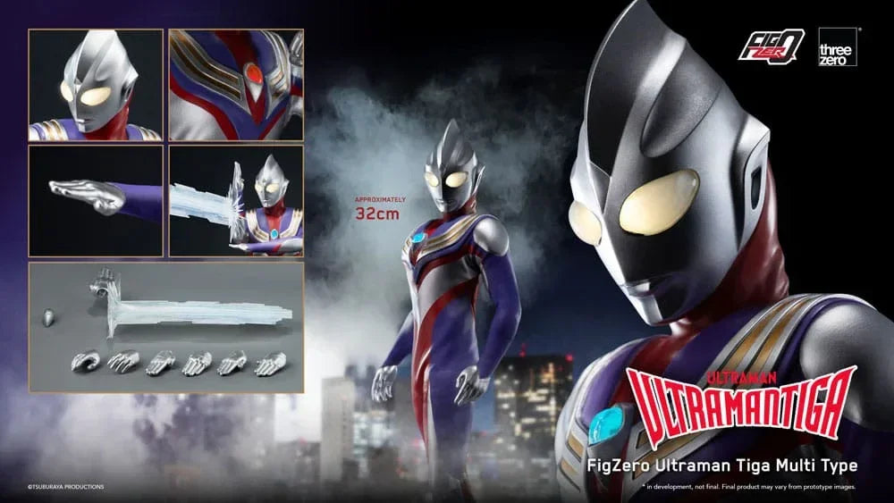 Ultraman Tiga FigZero Action Figur 1/6 - 32 cm ThreeZero