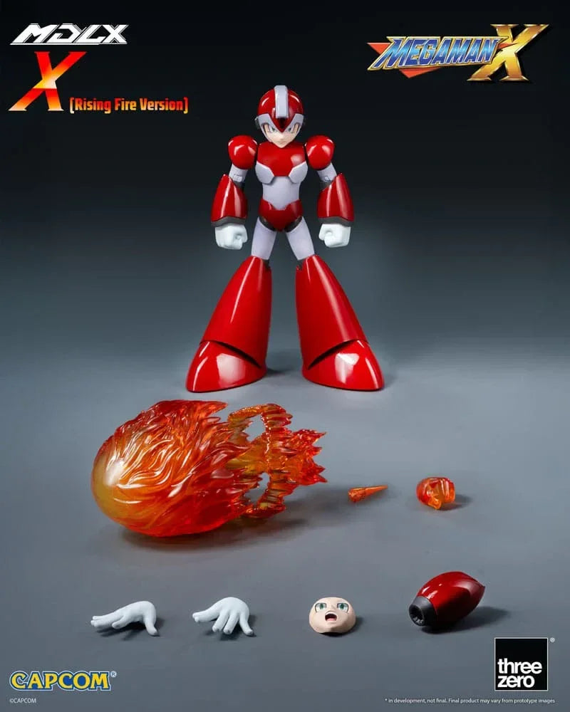 Mega Man MDLX Action Figur Rockman X / Mega Man X (Rising Fire Version) 12 cm ThreeZero