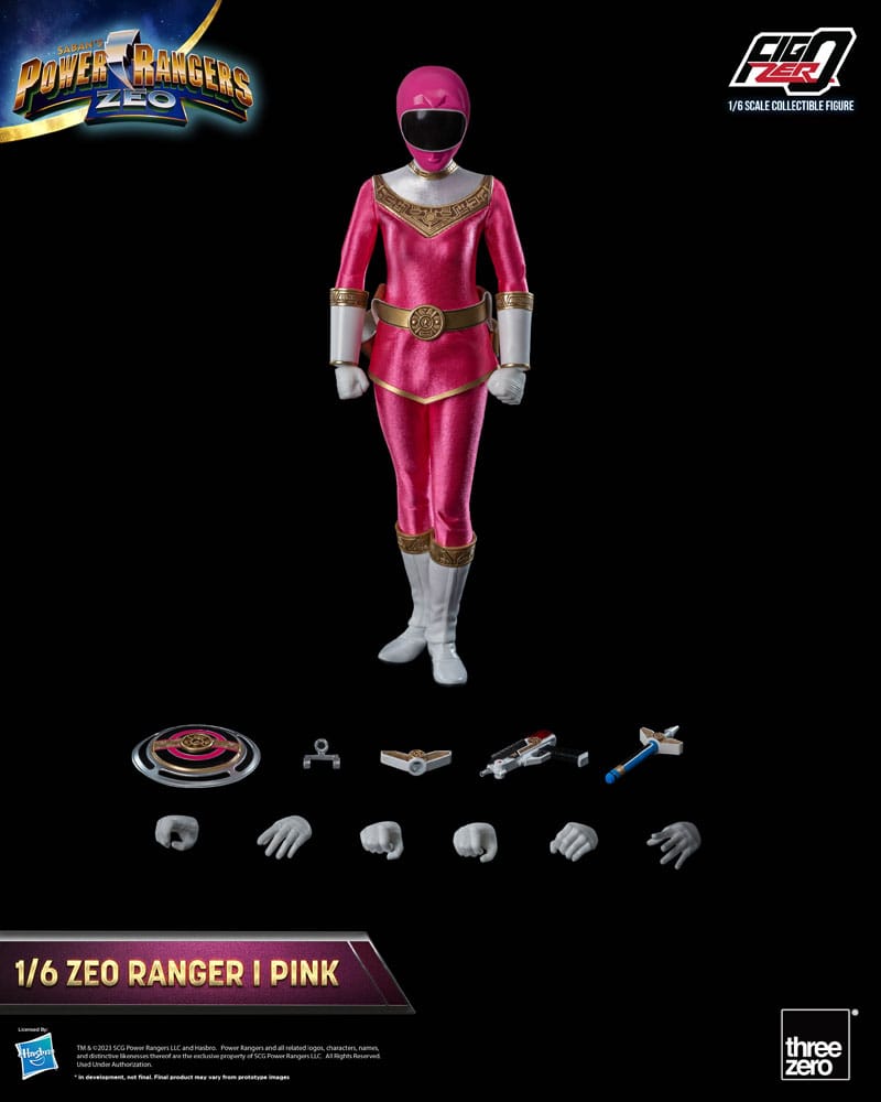 Power Rangers Zeo FigZero Action Figur 1/6 Ranger I Pink 30 cm