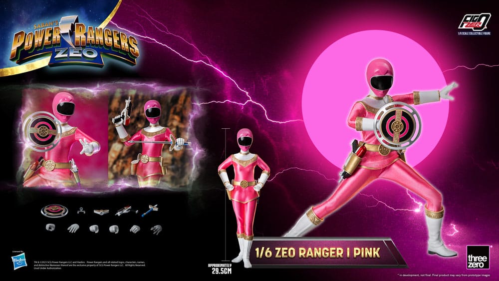 Power Rangers Zeo FigZero Actionfigur 1/6 Ranger I Rosa 30 cm