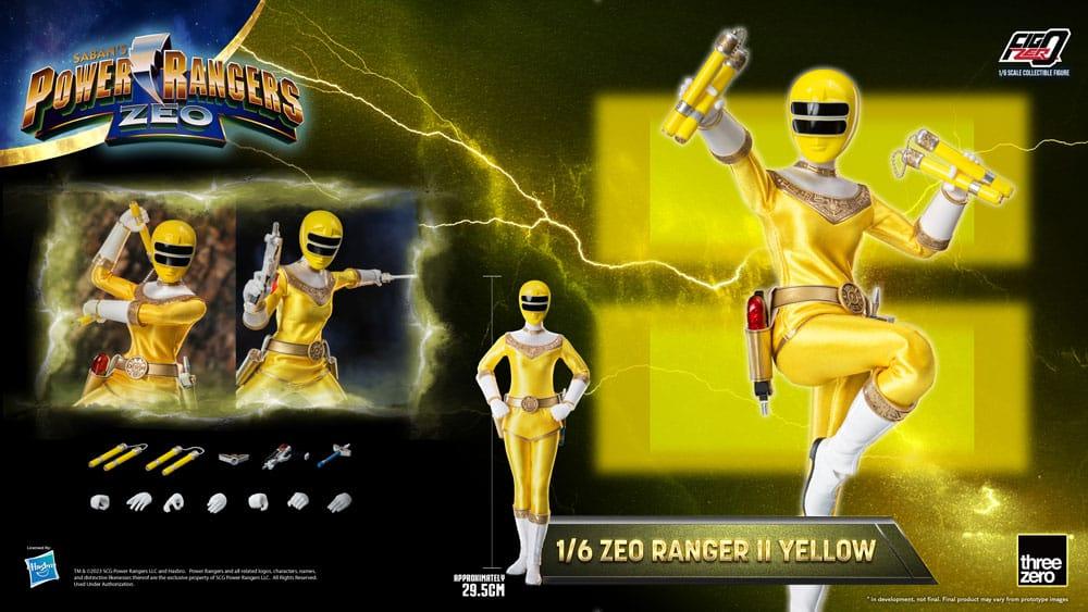 Power Rangers Zeo FigZero Action Figur 1/6 Ranger II Yellow 30 cm ThreeZero