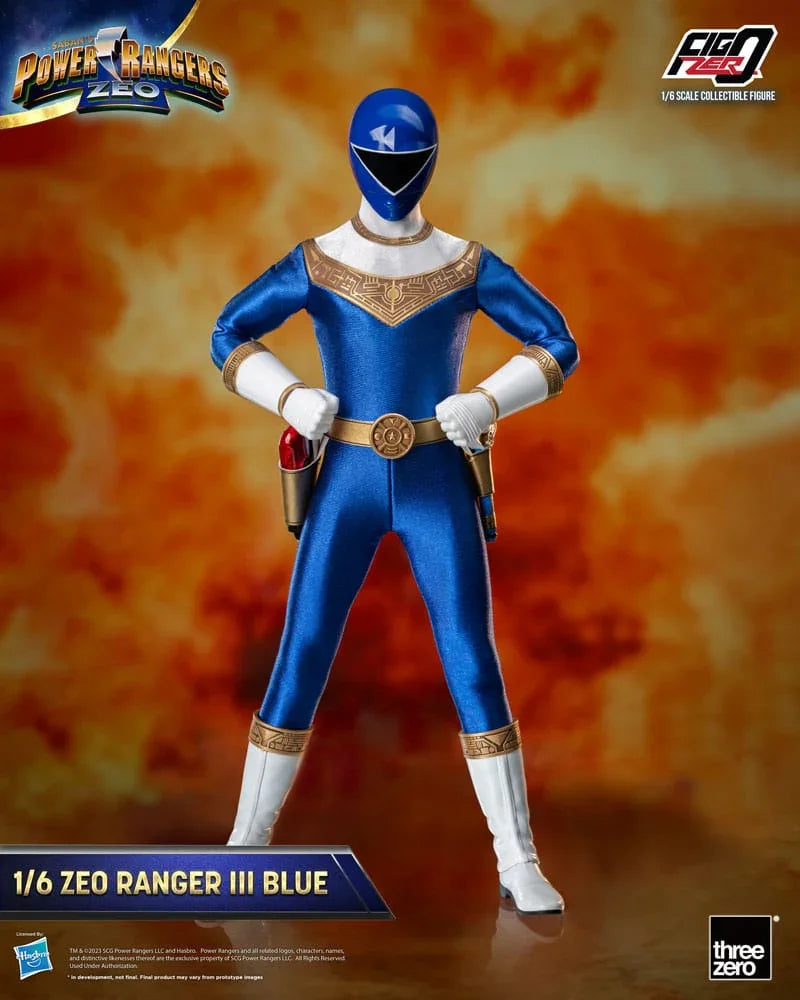 Power Rangers Zeo FigZero Actionfigur 1/6 Ranger III Blue 30 cm ThreeZero
