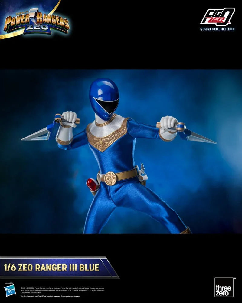 Power Rangers Zeo FigZero Actionfigur 1/6 Ranger III Blue 30 cm ThreeZero