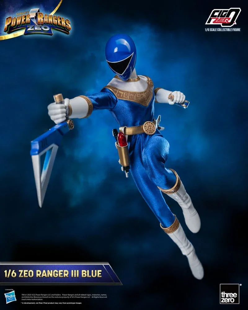 Power Rangers Zeo FigZero Actionfigur 1/6 Ranger III Blue 30 cm ThreeZero