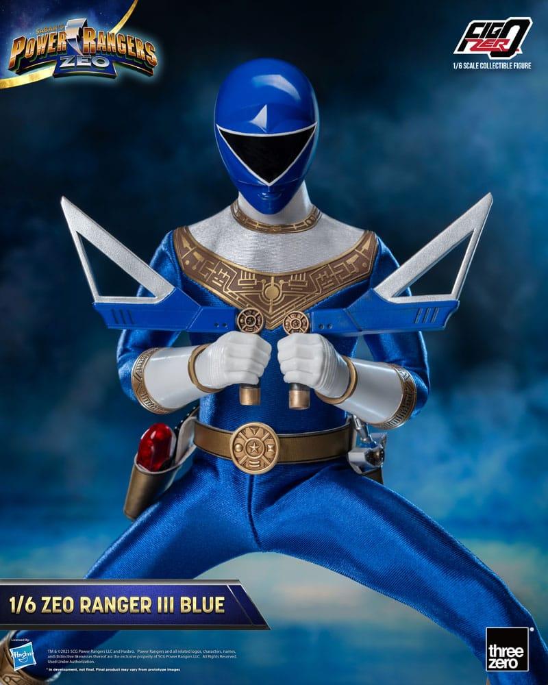 Power Rangers Zeo FigZero Actionfigur 1/6 Ranger III Blue 30 cm ThreeZero