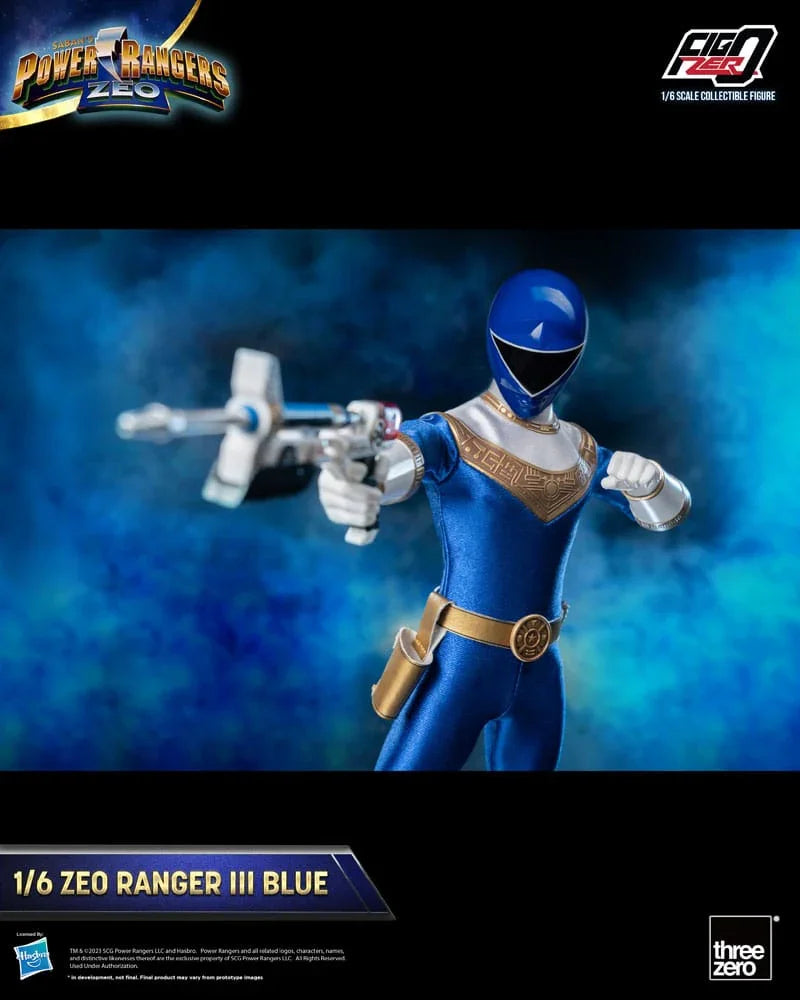 Power Rangers Zeo FigZero Actionfigur 1/6 Ranger III Blue 30 cm ThreeZero