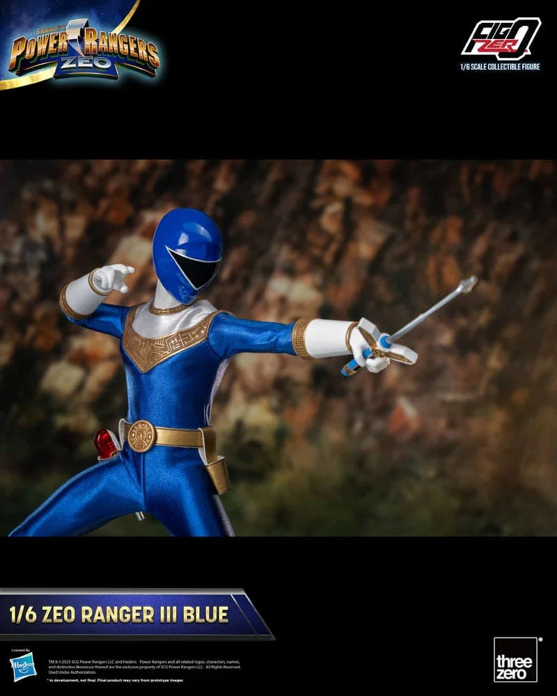 Power Rangers Zeo FigZero Actionfigur 1/6 Ranger III Blue 30 cm ThreeZero