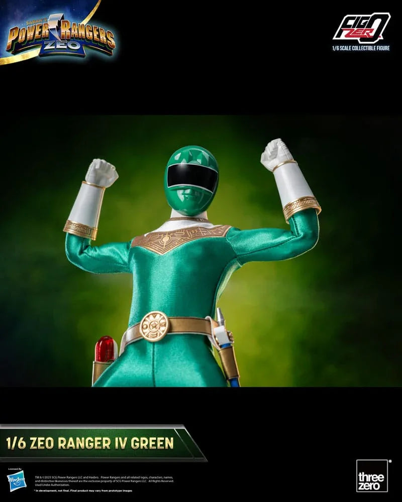 Power Rangers Zeo FigZero Action Figur 1/6 Ranger IV Green 30 cm ThreeZero