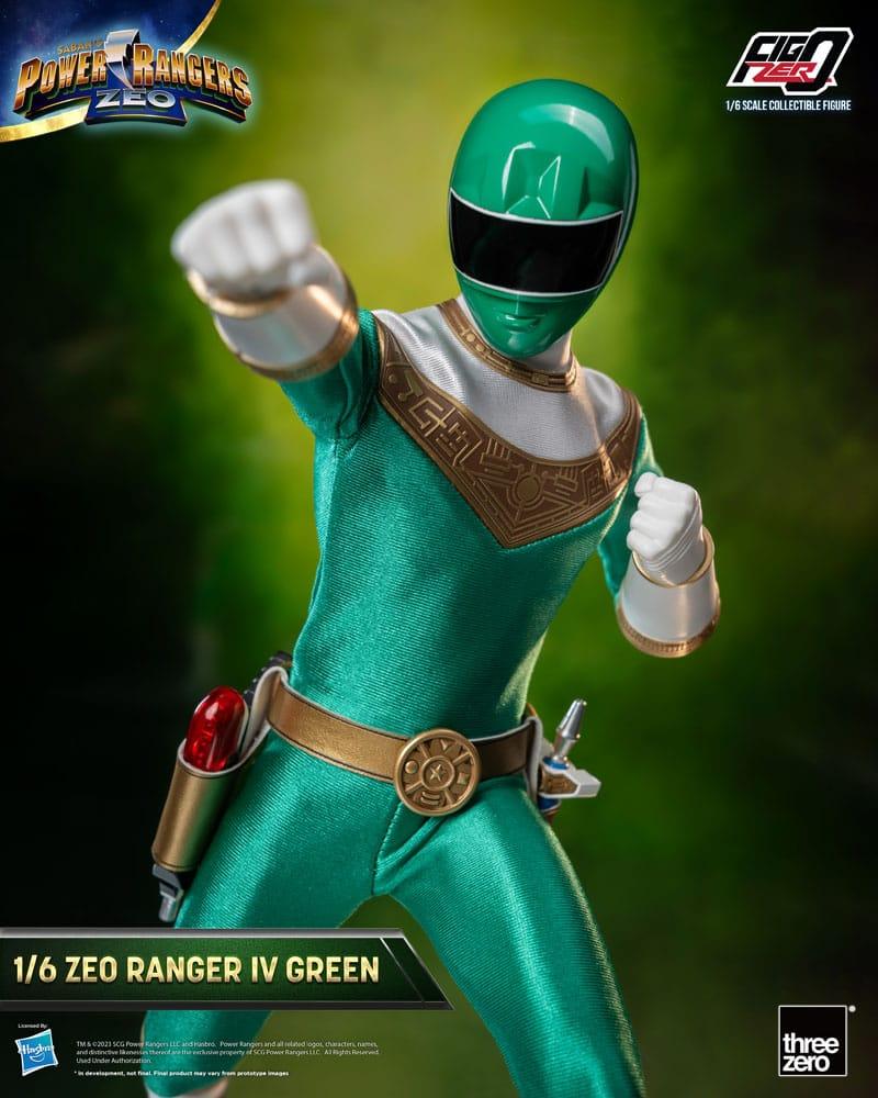 Power Rangers Zeo FigZero Action Figur 1/6 Ranger IV Green 30 cm ThreeZero