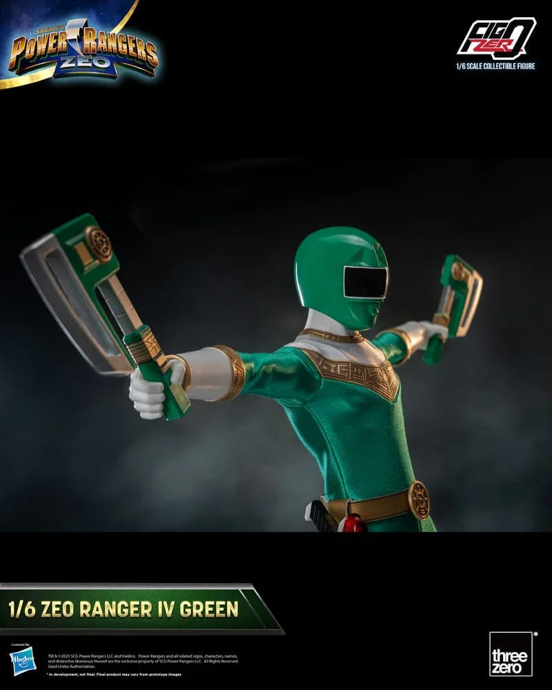 Power Rangers Zeo FigZero Action Figur 1/6 Ranger IV Green 30 cm ThreeZero