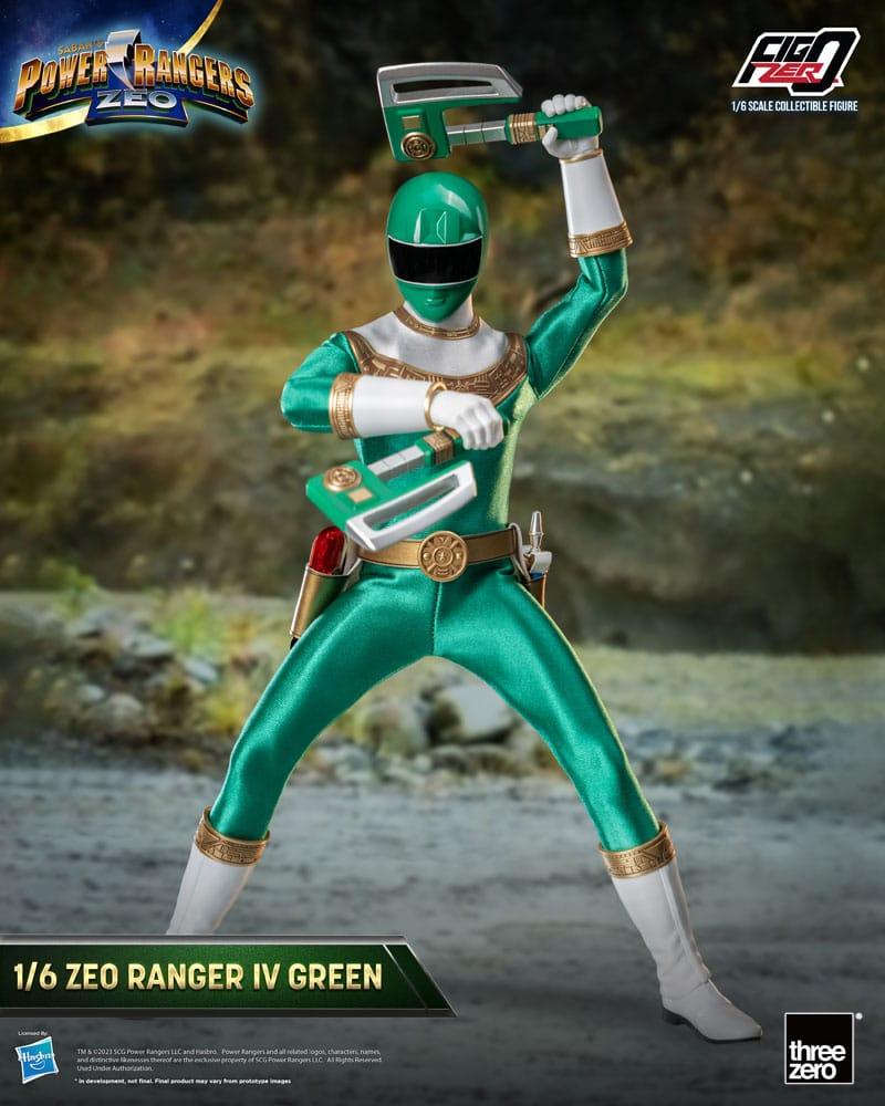 Power Rangers Zeo FigZero Action Figur 1/6 Ranger IV Green 30 cm ThreeZero