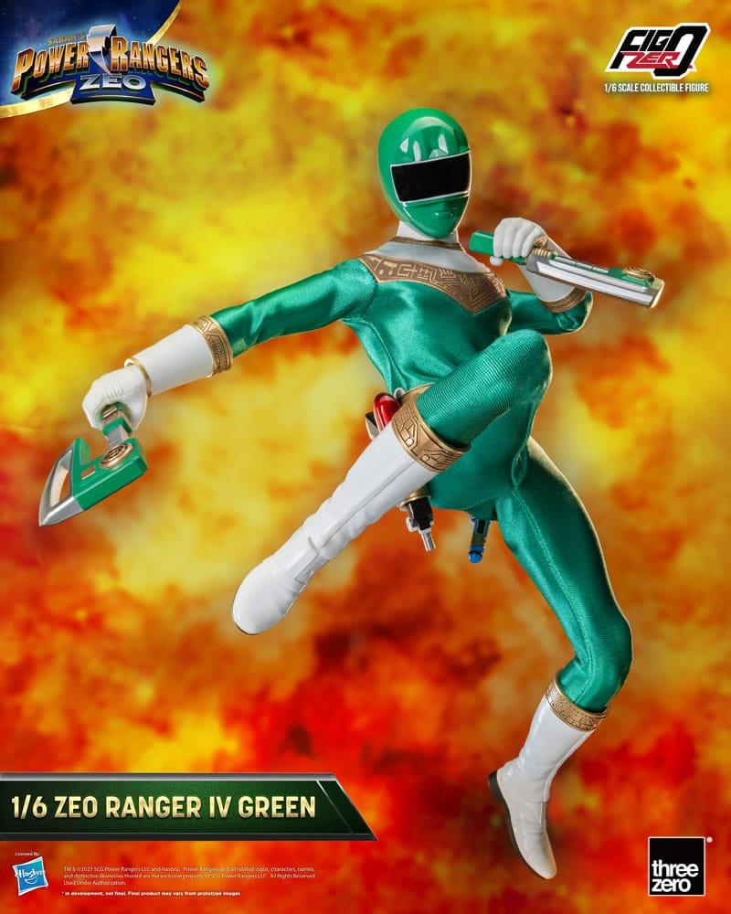 Power Rangers Zeo FigZero Action Figur 1/6 Ranger IV Green 30 cm ThreeZero