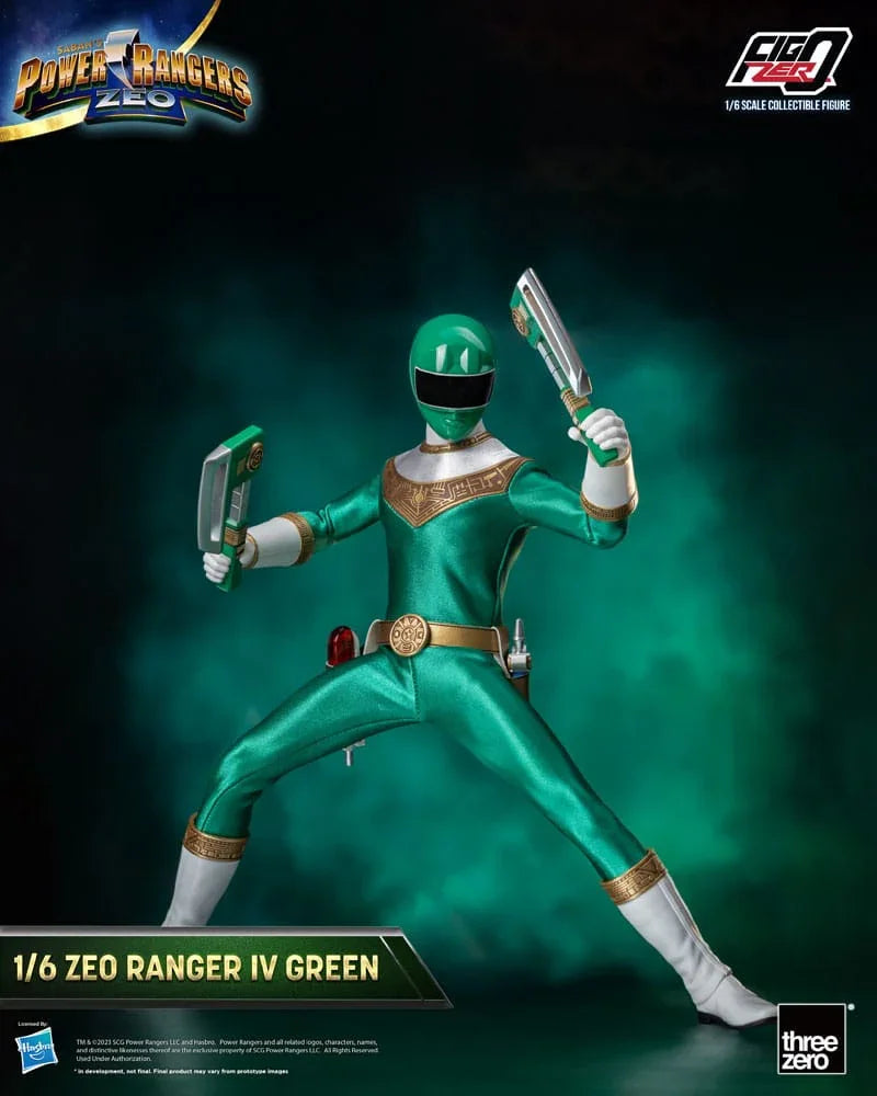 Power Rangers Zeo FigZero Action Figur 1/6 Ranger IV Green 30 cm ThreeZero