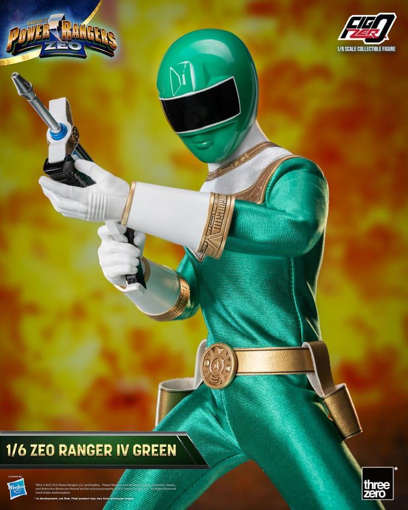 Power Rangers Zeo FigZero Action Figur 1/6 Ranger IV Green 30 cm ThreeZero
