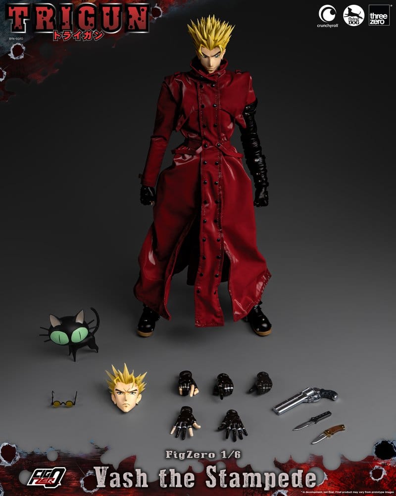 Trigun FigZero Action Figur 1/6 Vash the Stampede 31 cm