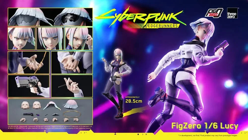 Cyberpunk: Edgerunners FigZero Action Figur 1/6 Lucy 29 cm ThreeZero