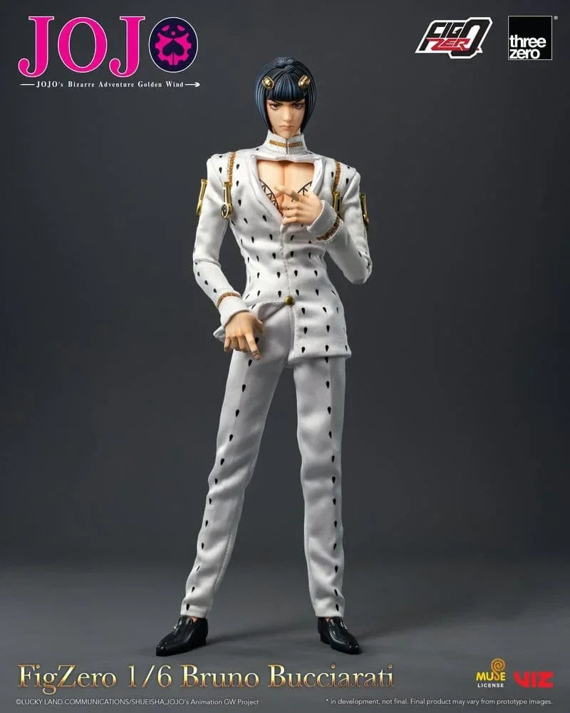 Jojo's Bizarre Adventure: Golden Wind FigZero Action Figur 1/6 Bruno Bucciarati 31 cm ThreeZero