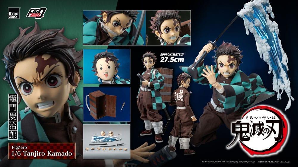 Demon Slayer: Kimetsu no Yaiba FigZero Action Figur 1/6 Tanjiro Kamado 27 cm ThreeZero