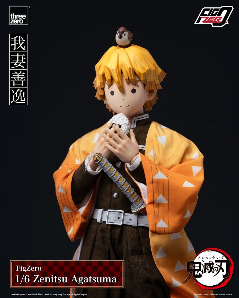 Demon Slayer: Kimetsu no Yaiba FigZero 1/6-actionfigur Zenitsu Agatsuma, 28 cm