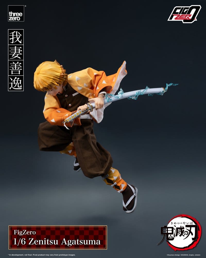 Demon Slayer: Kimetsu no Yaiba FigZero 1/6-actionfigur Zenitsu Agatsuma, 28 cm