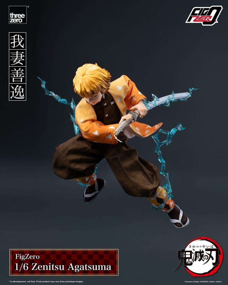 Demon Slayer: Kimetsu no Yaiba FigZero 1/6-actionfigur Zenitsu Agatsuma, 28 cm