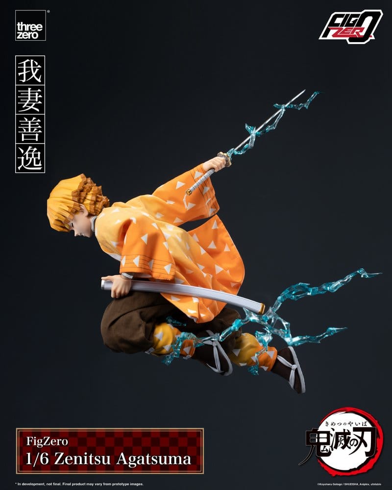 Demon Slayer: Kimetsu no Yaiba FigZero 1/6-actionfigur Zenitsu Agatsuma, 28 cm