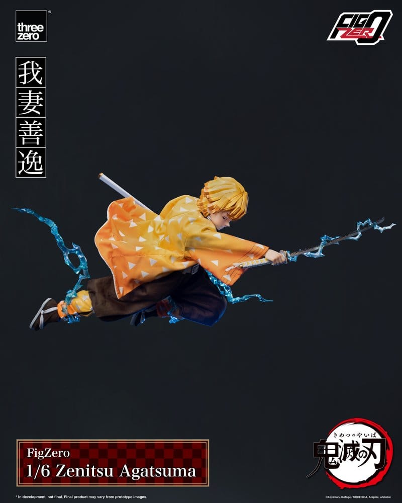 Demon Slayer: Kimetsu no Yaiba FigZero 1/6-actionfigur Zenitsu Agatsuma, 28 cm