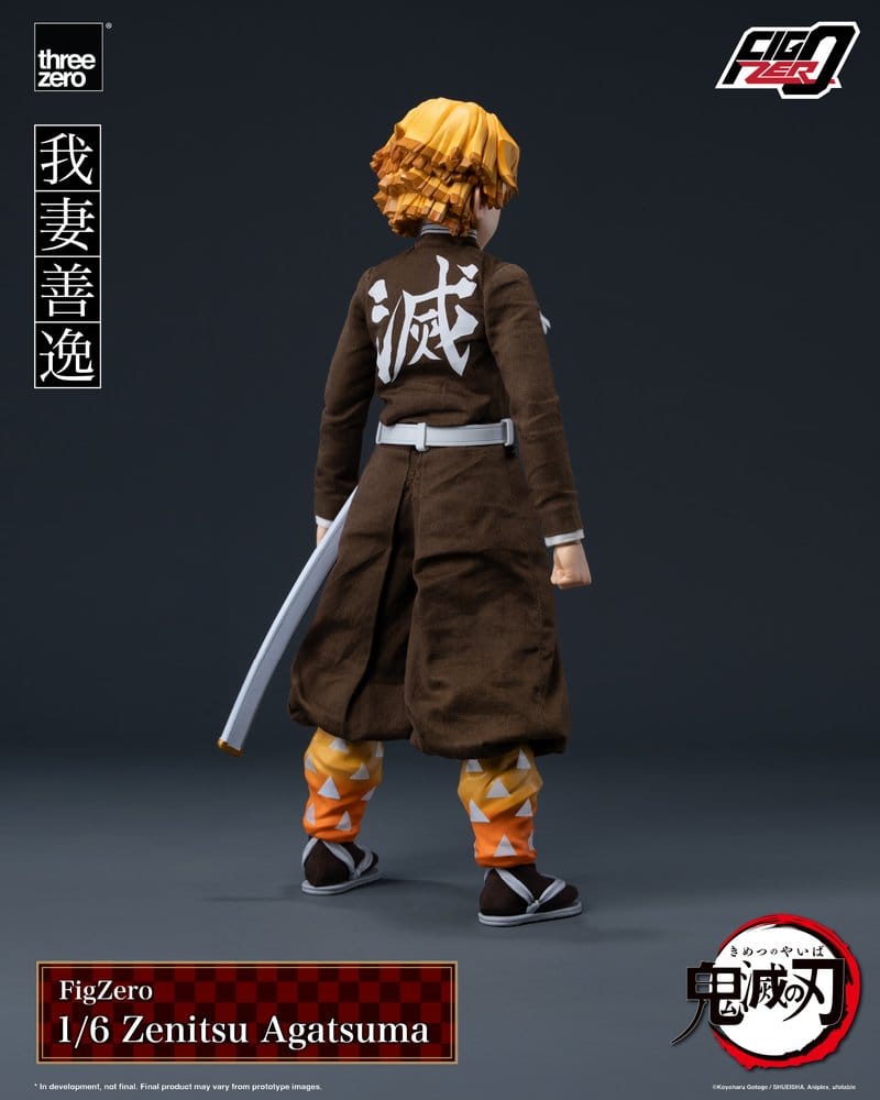 Demon Slayer: Kimetsu no Yaiba FigZero 1/6-actionfigur Zenitsu Agatsuma, 28 cm