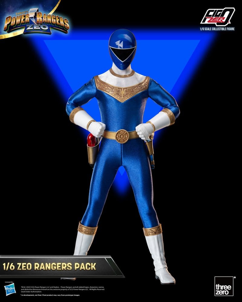 Power Rangers Zeo FigZero Actionfigurer 1/6 5-Pack Zeo Rangers 30 cm