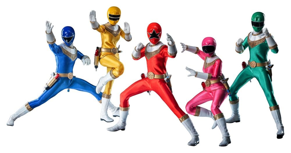 Power Rangers Zeo FigZero Actionfigurer 1/6 5-Pack Zeo Rangers 30 cm