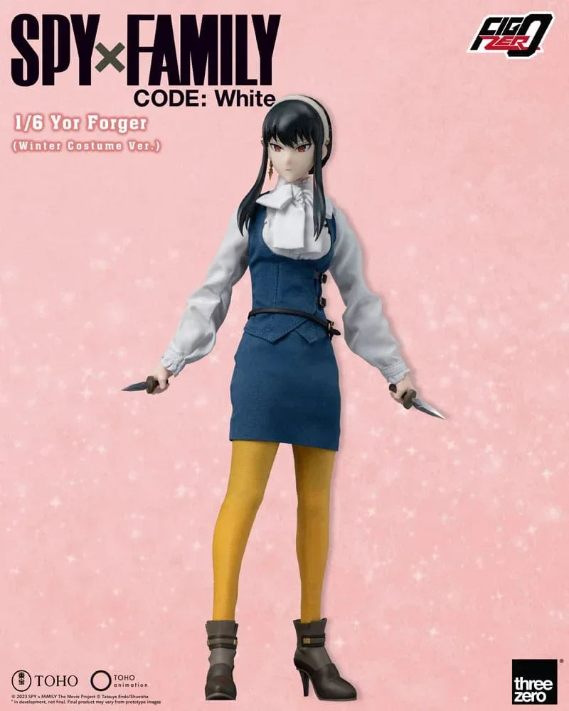 Spy x Family FigZero Action Figur 1/6 Yor Forger (Winter Costume Ver.) 31 cm ThreeZero