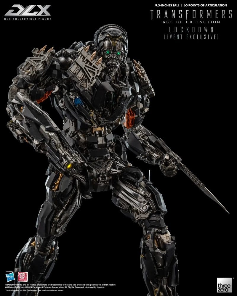 Transformers: Age of Extinction DLX actionfigur 1/6 Lockdown 24 cm heo Exclusive
