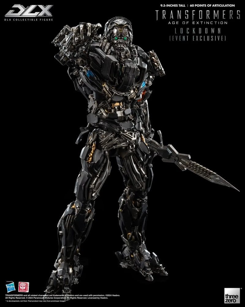 Transformers: Age of Extinction DLX actionfigur 1/6 Lockdown 24 cm heo Exclusive